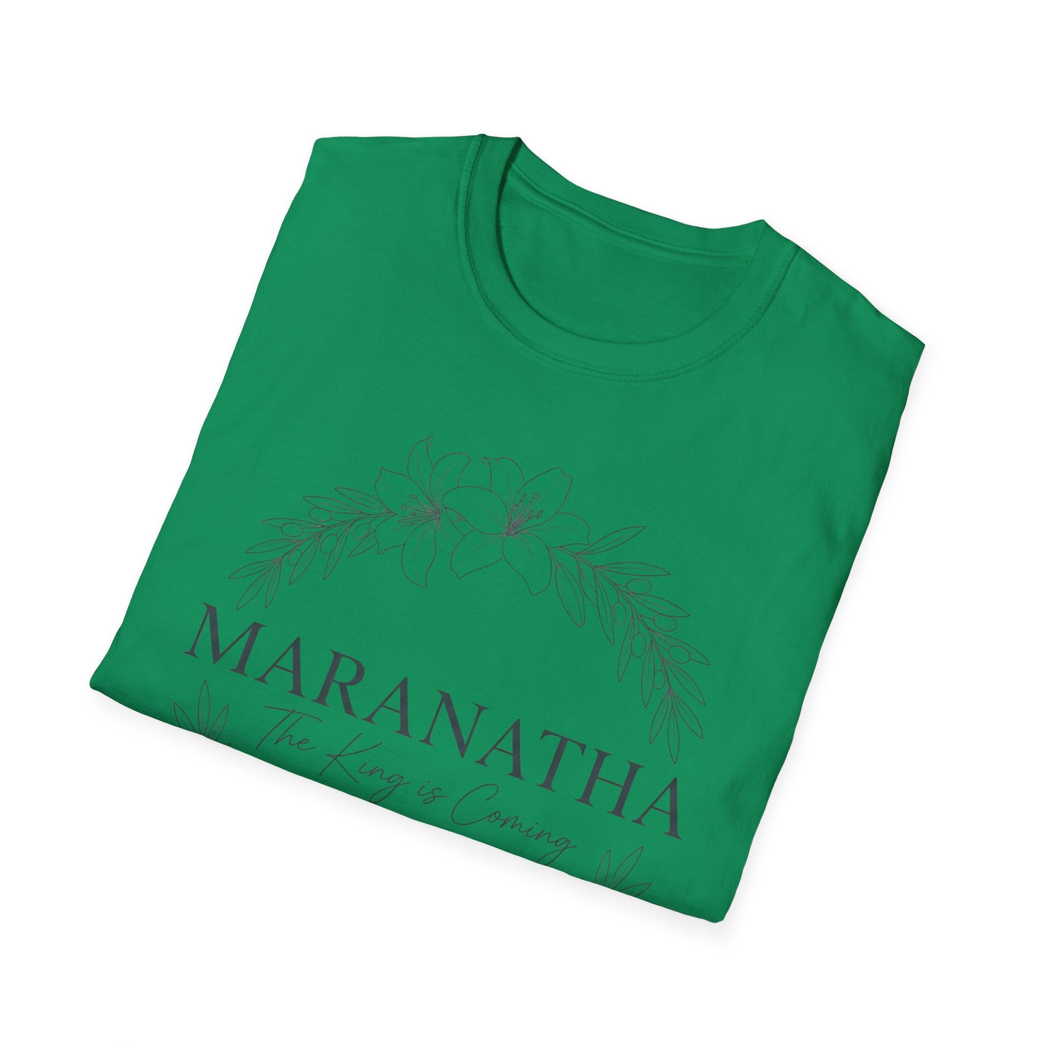 Maranatha the king is coming wreath